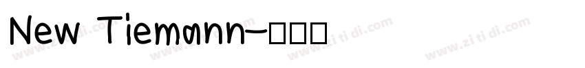 New Tiemann字体转换